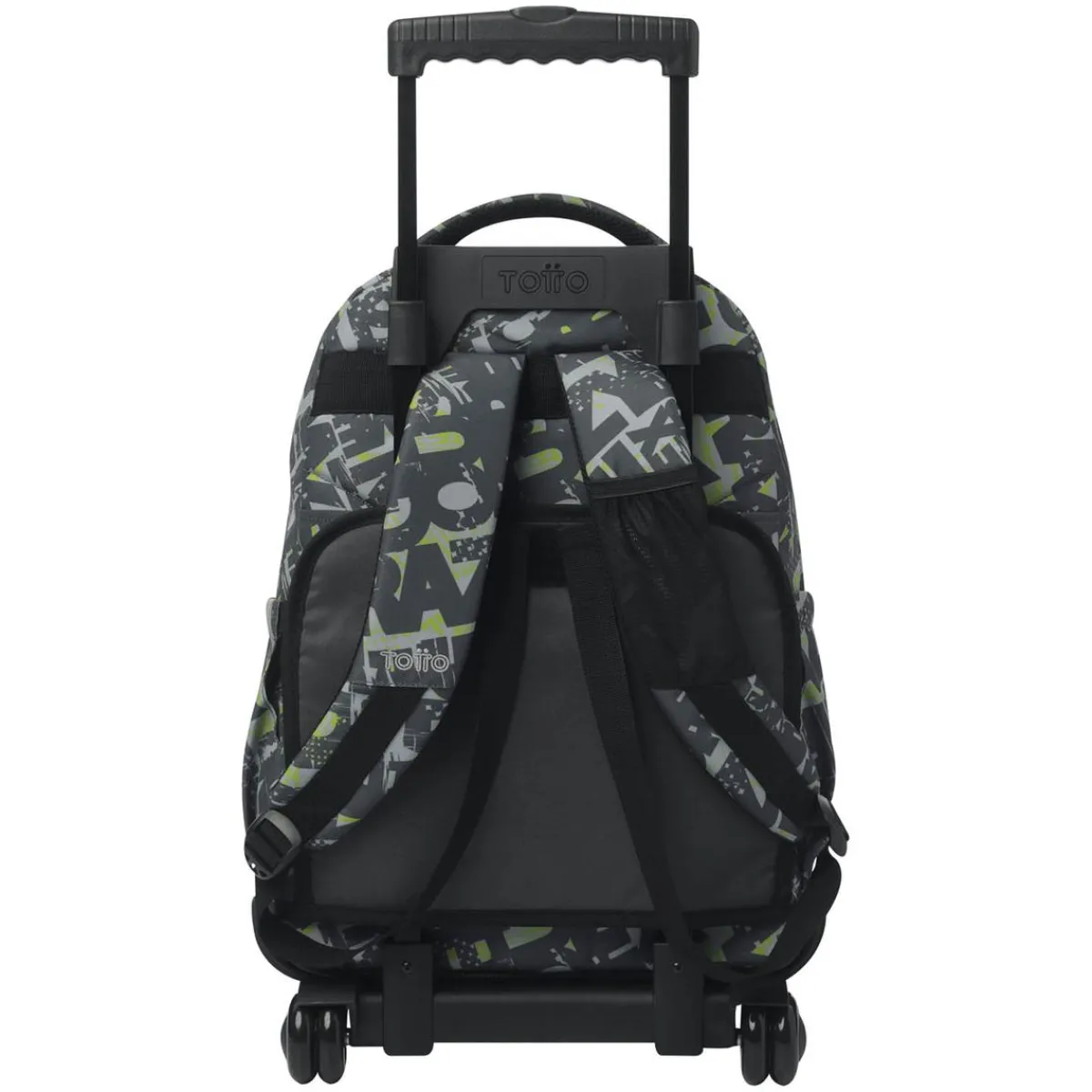 TOTTO Material Escolar*- Mochila Renglones con ruedas Texgrunge