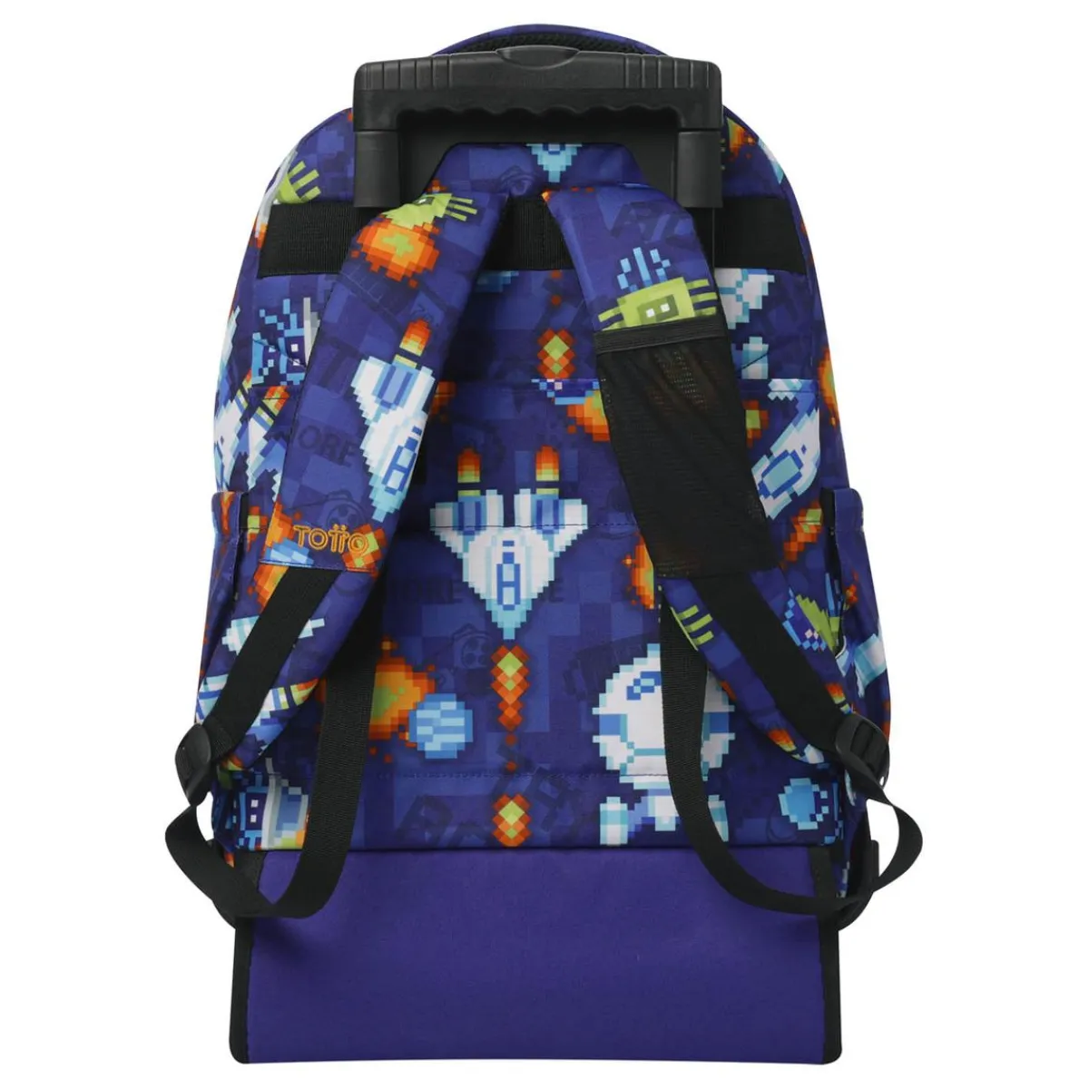 TOTTO Material Escolar*- Mochila Renglones con ruedas Space Blue