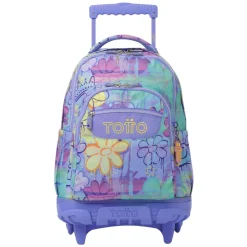TOTTO Material Escolar*- Mochila Renglones con ruedas - Grafily