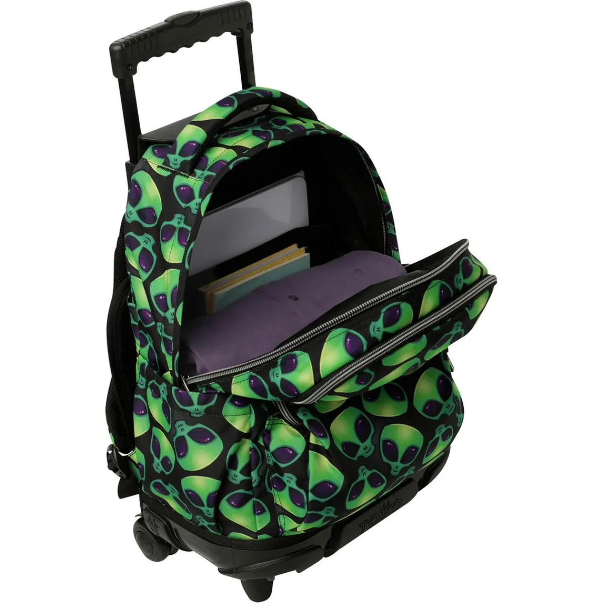 TOTTO Material Escolar*- Mochila Renglones con ruedas Ali