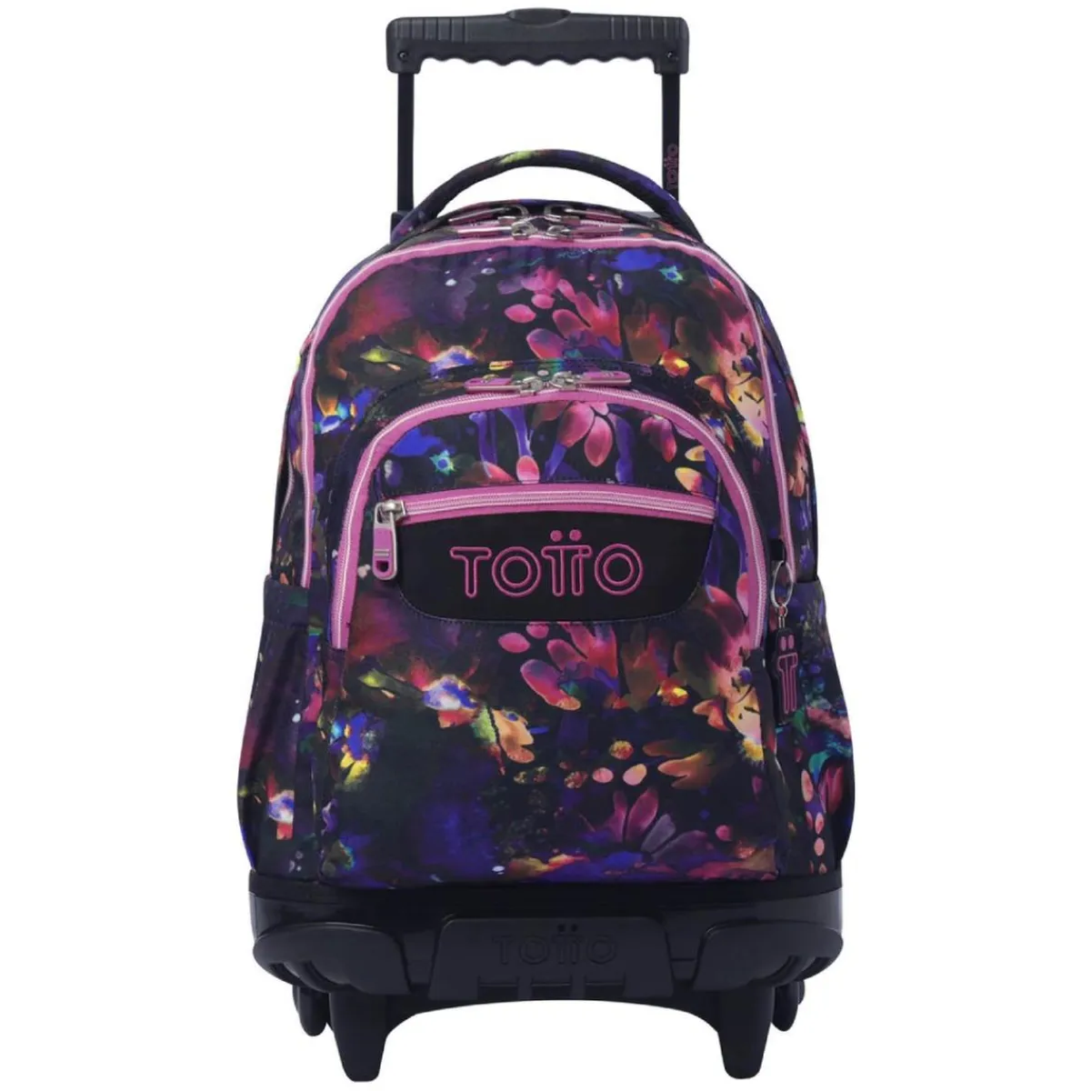 TOTTO Material Escolar*- Mochila Renglones con ruedas - Flower Galaxy