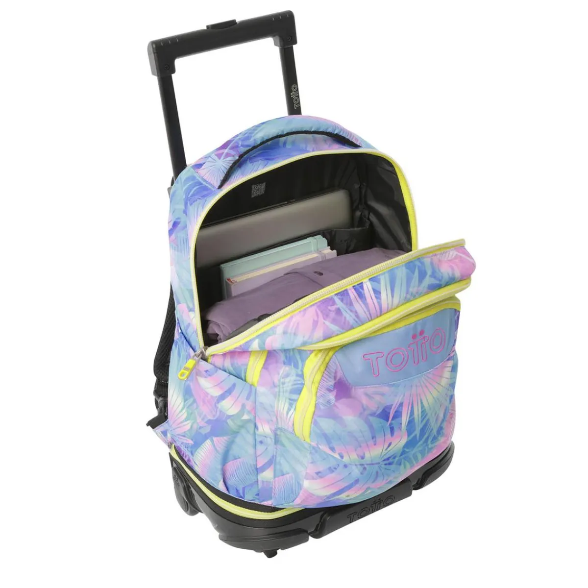 TOTTO Material Escolar*- Mochila Tiza con ruedas Prisma