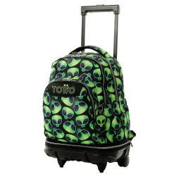 TOTTO Material Escolar*- Mochila Tiza con ruedas Ali
