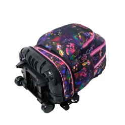 TOTTO Material Escolar*- Mochila Tiza con ruedas Flower Galaxy