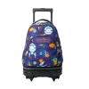 TOTTO Material Escolar*- Mochila Tiza con ruedas Space Blue