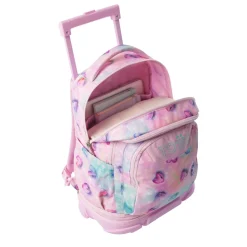 TOTTO Material Escolar*- Mochila Tiza con ruedas Glitter Shiny Heart