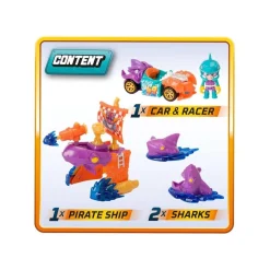 T-RACERS Vehículos Y Circuitos*- Pirate Shark
