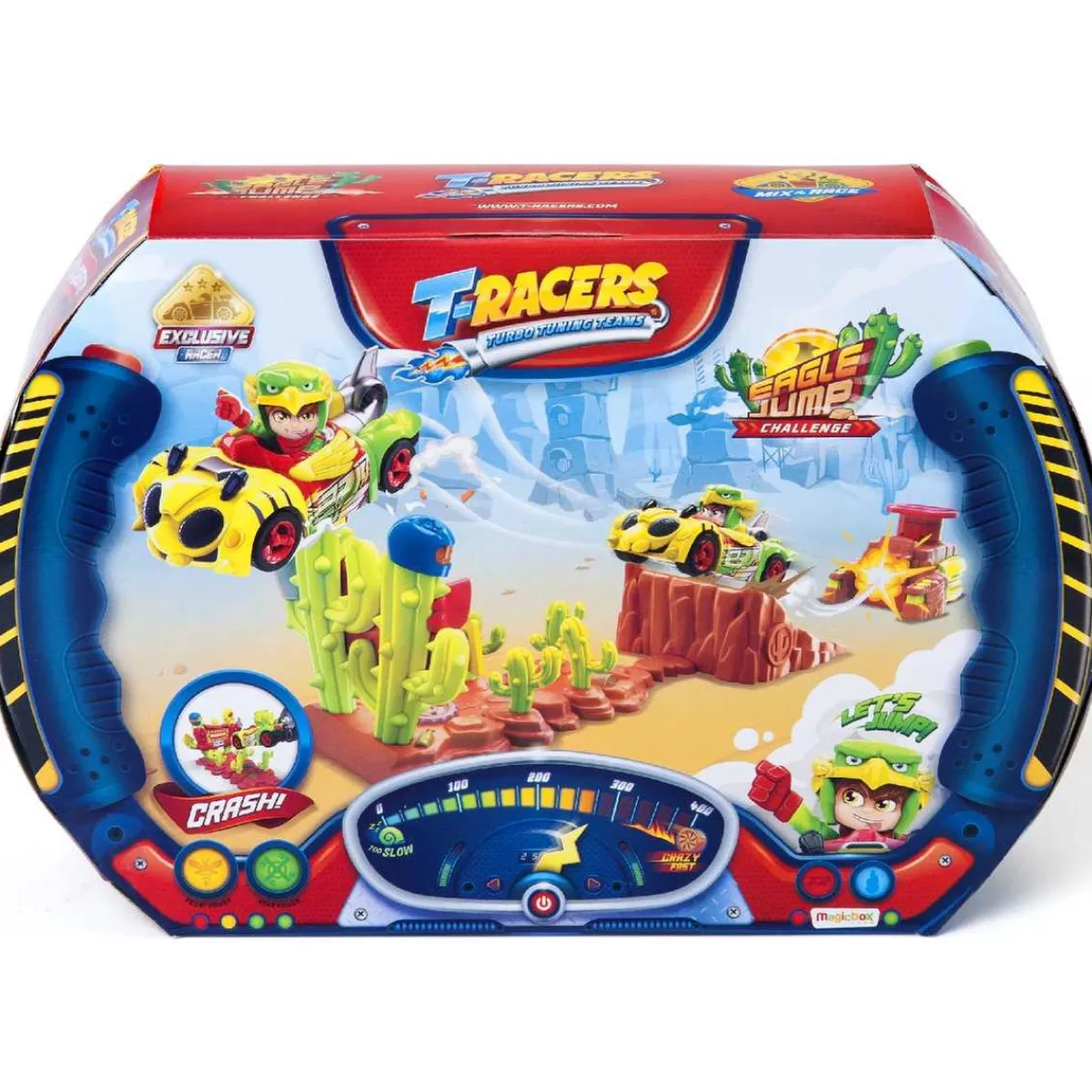 MARTOMAGIC SL-MAGIC BOX INT Vehículos Y Circuitos*T-Racers - Playset Eagle Jump