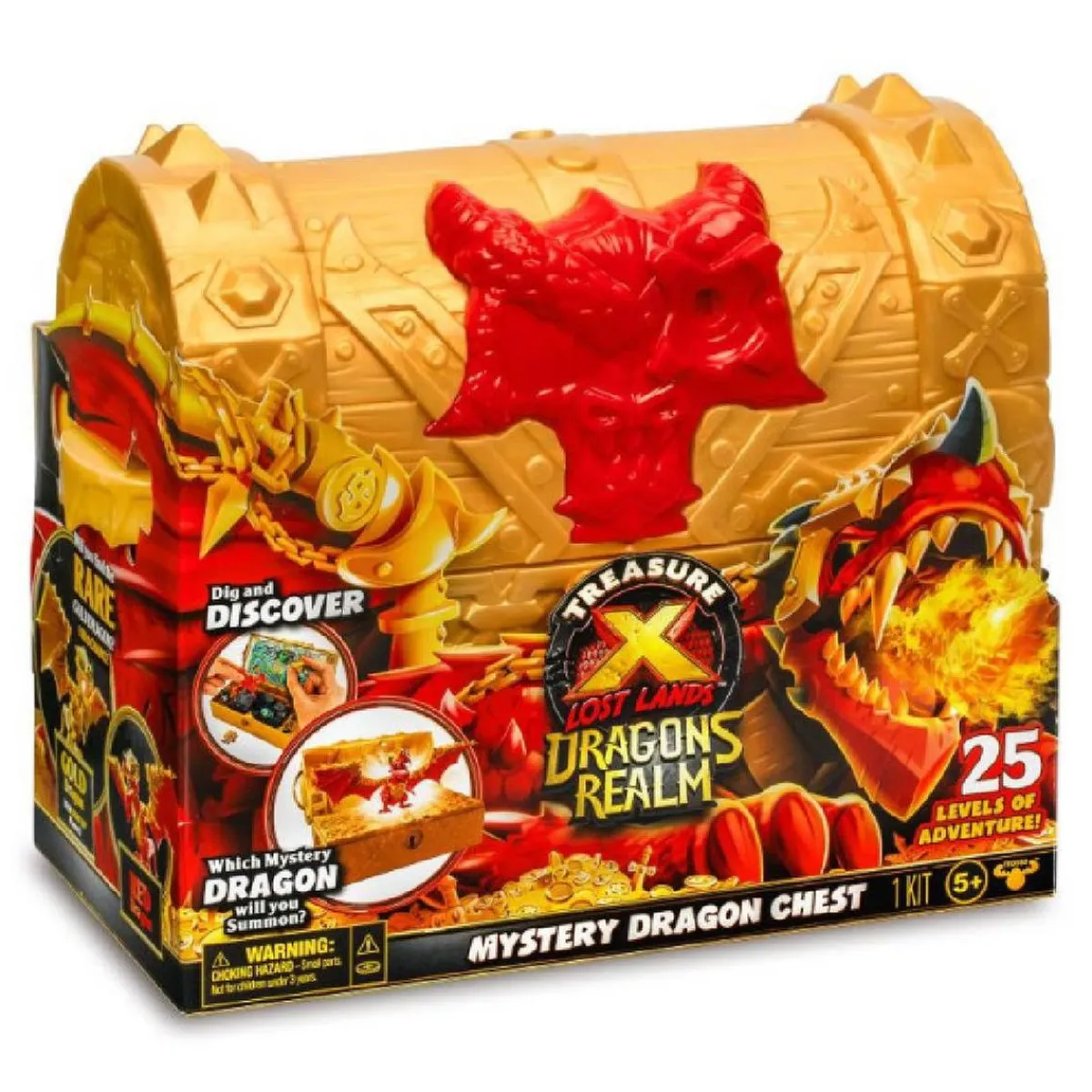 FAMOSA Figuras De Acción*Treasure X Lost Lands - Cofre del Dragón misterioso