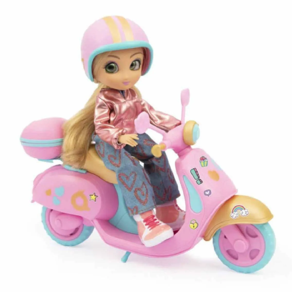 FAMOSA Muñecas*Unique Eyes - Muñeca y Scooter (varios modelos)