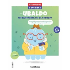 SUN CITY Juguetes Educativos Y Libros*Vacaciones Santillana - Vacaciones con Ubaldo un fantasma en el colegio 4-5 años