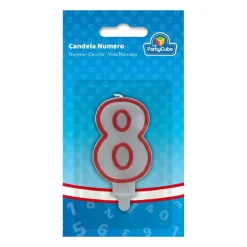 TOYS "R" US Artículos De Fiesta Y Regalos*Vela borde rojo 8