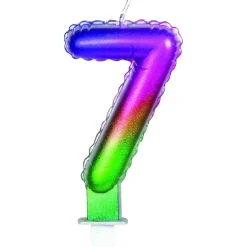 TOYS "R" US Artículos De Fiesta Y Regalos*Vela multicolor número 7