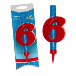 TOYS "R" US Artículos De Fiesta Y Regalos*Vela pirotécnica con número 6