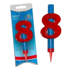 TOYS "R" US Artículos De Fiesta Y Regalos*Vela pirotécnica con número 8