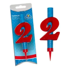 TOYS "R" US Artículos De Fiesta Y Regalos*Vela pirotécnica con número 2