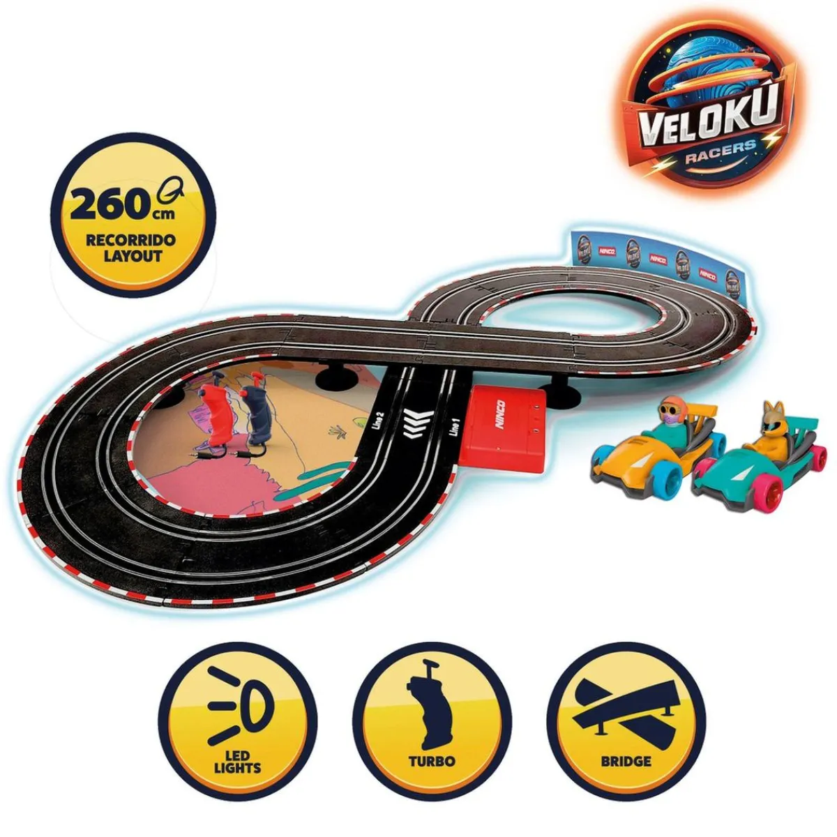 NINCO Vehículos Y Circuitos*Velokú Racers - Circuito Desert