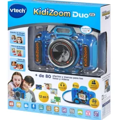 VTECH Juguetes Educativos Y Libros*- Cámara Digital Kidizoom Duo FX Azul