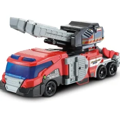 VTECH Coleccionables Y Mini Mundos*- Dinosaurio Switch&Go con bomberos y vehículos Mega T-Rex ㅤ