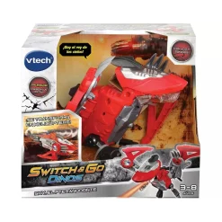VTECH Coleccionables Y Mini Mundos*- Dinosaurio transformable en vehículo Switch&Go Dinos, Sky pteranodonte ㅤ