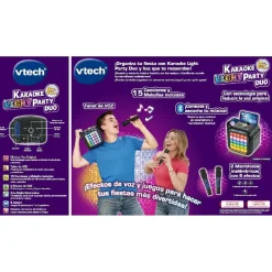VTECH Juguetes Educativos Y Libros*- Karaoke Light Party - Duo Disco Edition