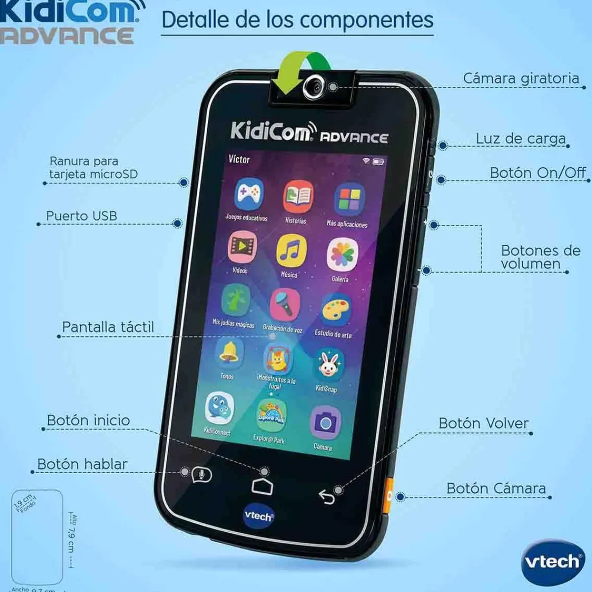 VTECH Juguetes Educativos Y Libros*- KidiCom Advance