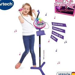 RAVENSBURGER IBÉRICA Juguetes Educativos Y Libros*Vtech - Micrófono electrónico interactivo LightShow Karaoke ㅤ