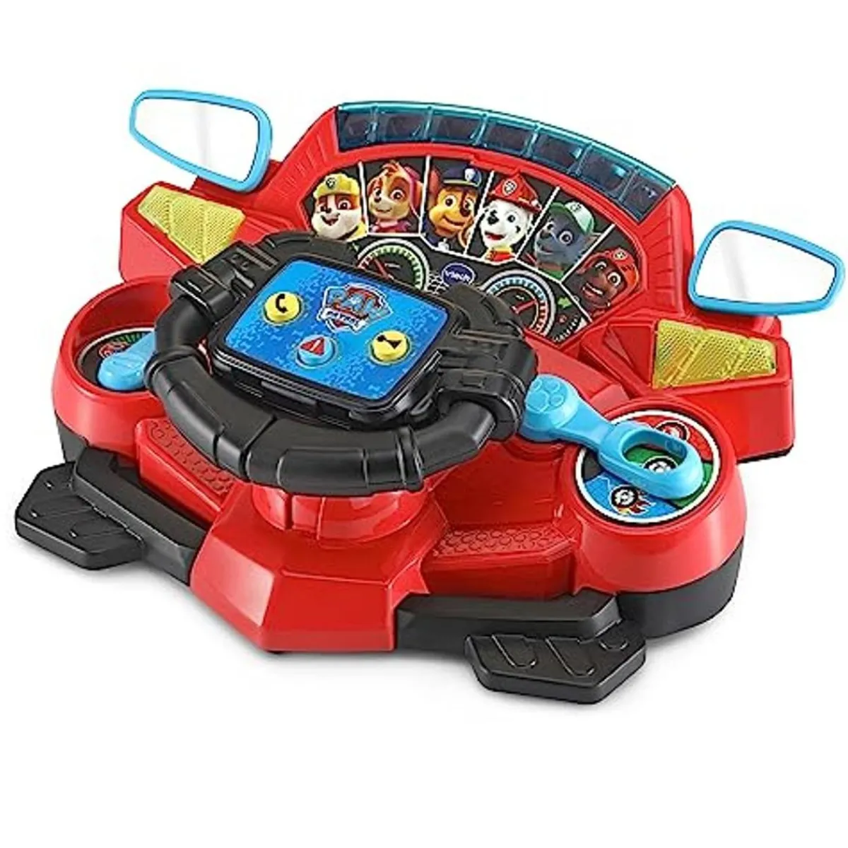 VTECH Coleccionables Y Mini Mundos*- Patrulla Canina - Volante y manillar 2 en 1 para misiones de aventura ㅤ