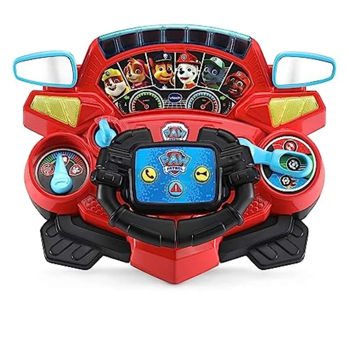 VTECH Coleccionables Y Mini Mundos*- Patrulla Canina - Volante y manillar 2 en 1 para misiones de aventura ㅤ