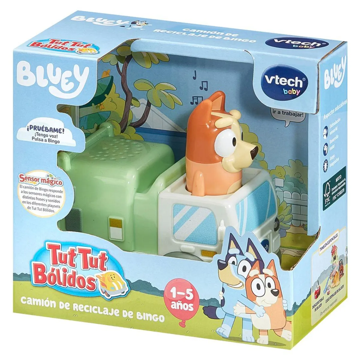 VTECH Coleccionables Y Mini Mundos*Baby - Tut Tut Bólidos de Bluey (Varios Modelos)