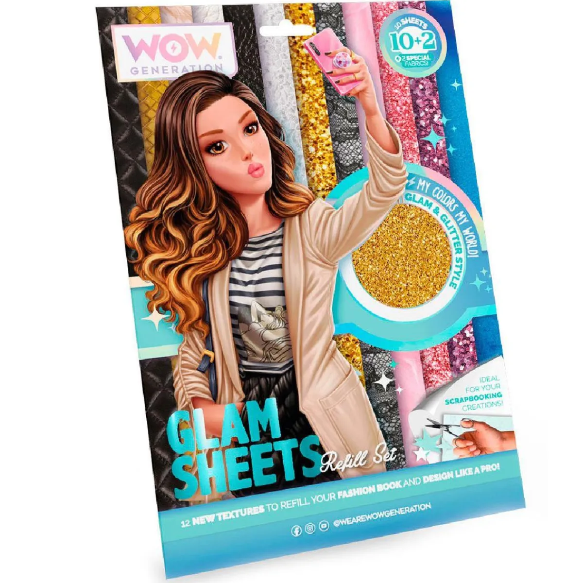 KIDS EUROSWAN S.L. Estilo De Vida*Wow Generation - Recambio hojas para Scrapbook (Varios modelos)