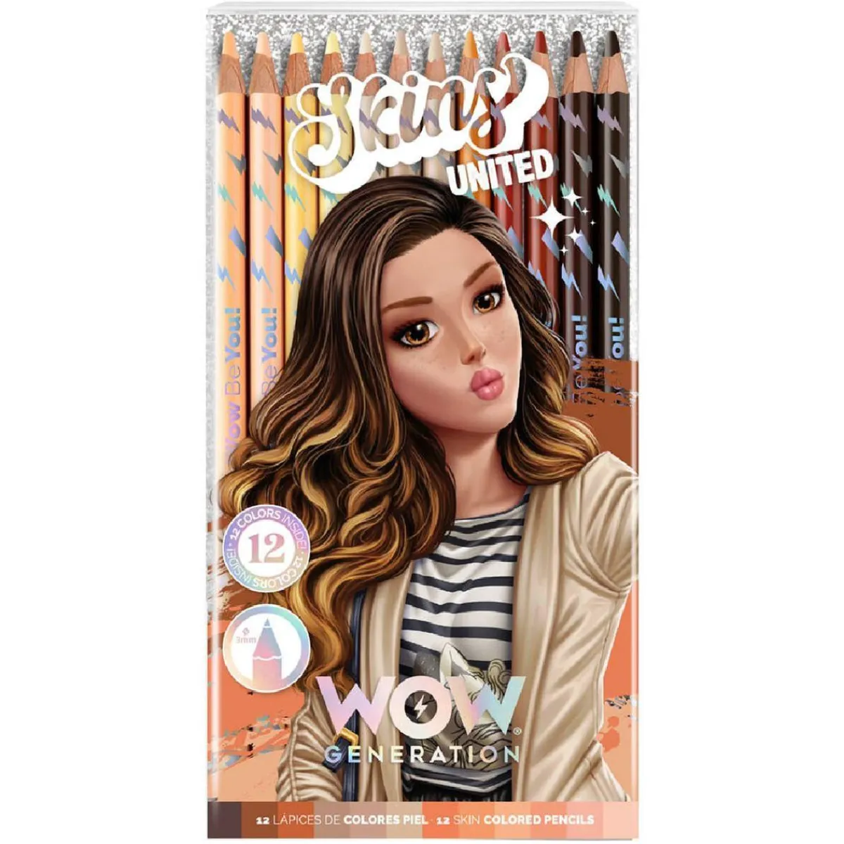 KIDS EUROSWAN S.L. Estilo De Vida*Wow Generation - Set de 12 lápices de colores (Varios Modelos)
