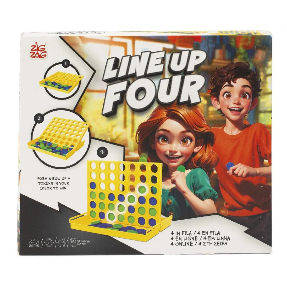 ZIG ZAG Juegos Y Puzzles*- 4 en fila