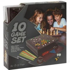 ZIG ZAG Friki Zone|Juegos Y Puzzles*- Caja de madera con 10 juegos clásicos